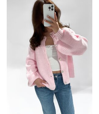 SARAH CARDIGAN - PINK