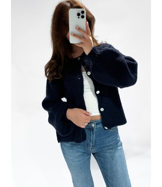 SARAH CARDIGAN - NAVY