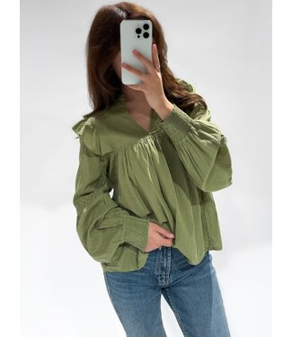 EVELYN TOP - MATCHA