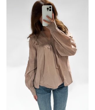 EVELYN TOP - CINNAMON