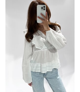 SADIE TOP - WHITE