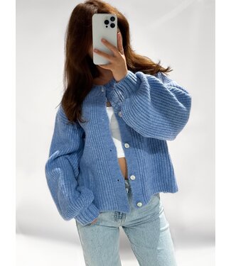 SARAH CARDIGAN - BLUE