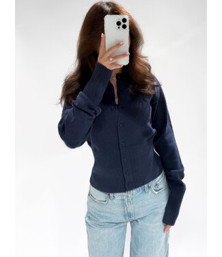 ZOEY CARDIGAN - 1005 - NAVY