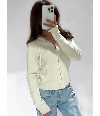 REGINA CARDIGAN - 1002 - WHITE