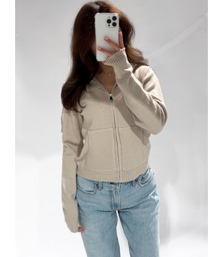 REGINA CARDIGAN - 1002 - TAUPE