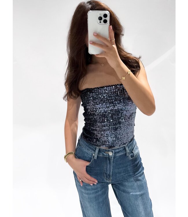 CAMILA TUBE TOP - 1006 - NAVY