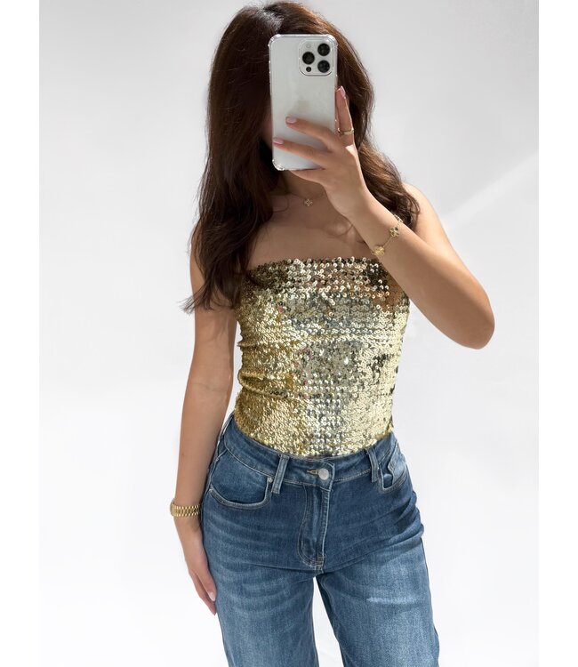 CAMILA TUBE TOP - 1006 - GOLD