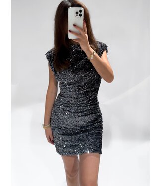 GINNY DRESS - GREY
