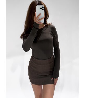 FIONA SKORT - BROWN