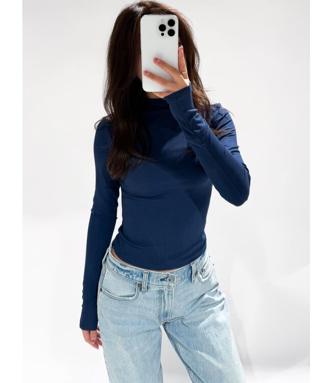 GIANNA TOP - 1020 - NAVY