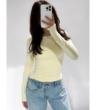(PRE-ORDER SIZE S/M) ZIA TOP - LEMON