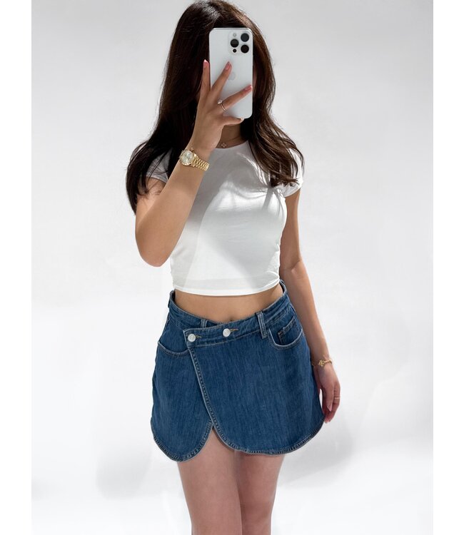 REDEFINED CROSS WAIST  SKORT - DARK BLUE RF0015