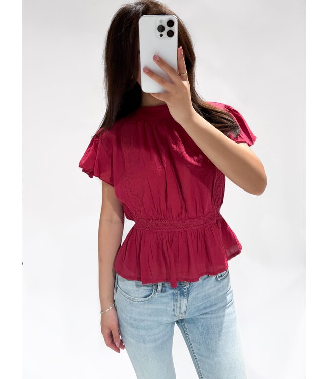 ISABEL TOP - RED