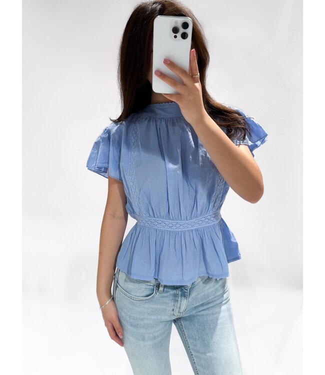 ISABEL TOP - BLUE