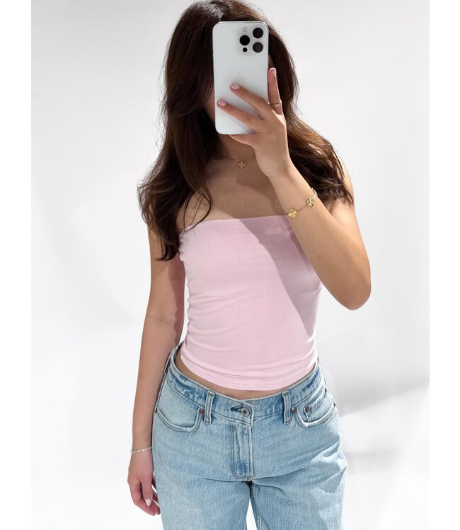 TARA TUBE TOP - PINK
