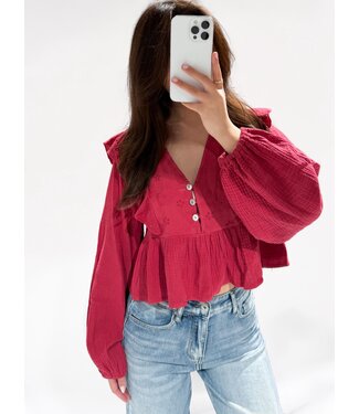 HAILEY TOP - RED