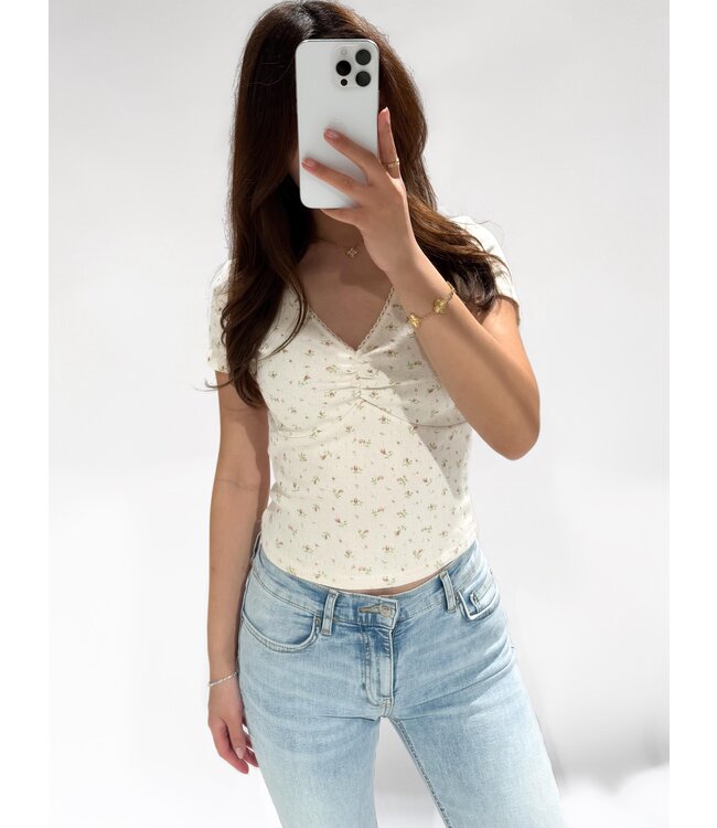 CINDY POINTELLE TOP - 1029 - BUTTER