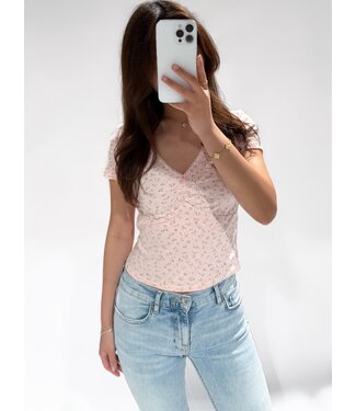 CINDY POINTELLE TOP - 1029 - PINK