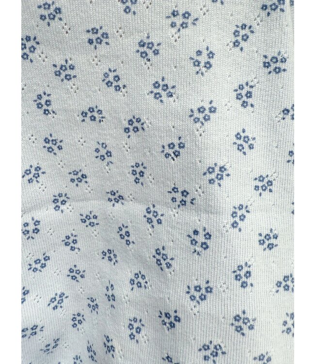 NANCY POINTELLE TOP - 1030 - BLUE