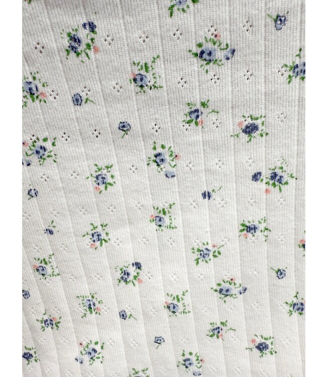 NANCY POINTELLE TOP - 1030 - WHITE