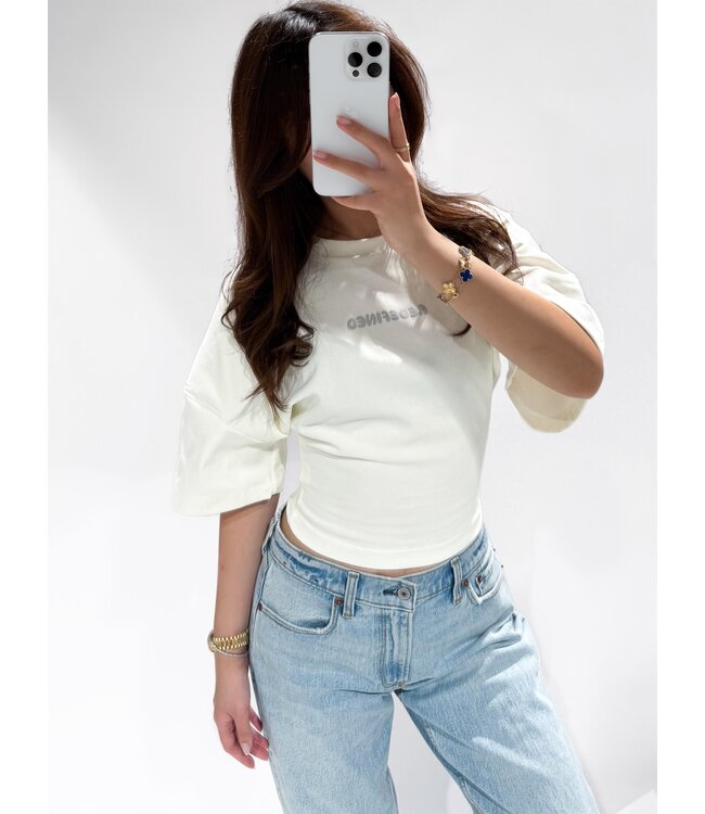 REDEFINED TEE  - RF0024 - CREAM