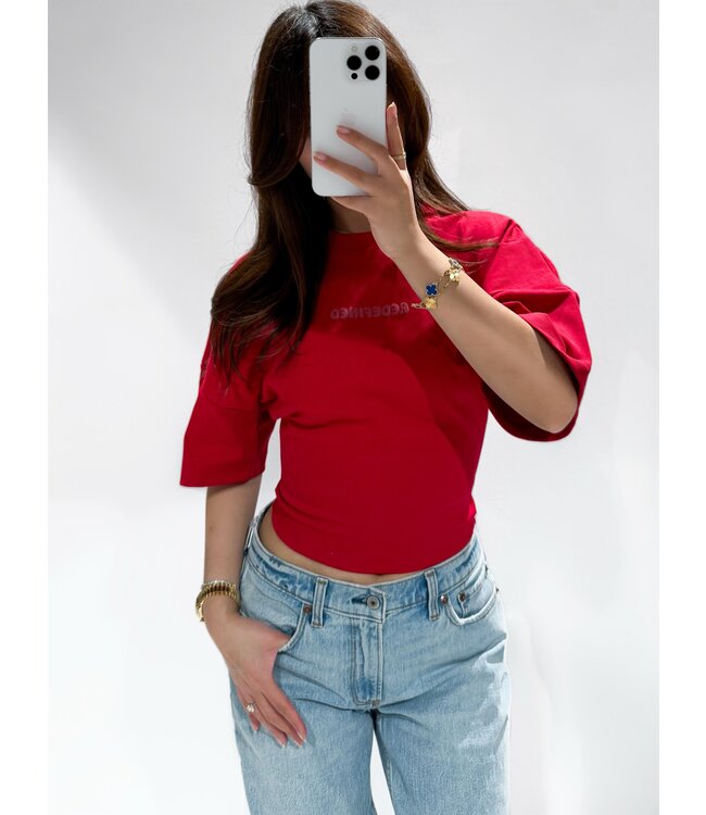 REDEFINED TEE  - RF0024 - RED