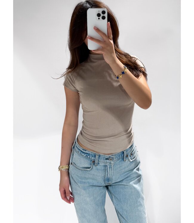 RHEA  TOP - LVC0026 - TAUPE