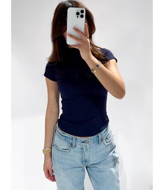 RHEA  TOP - LVC1026 - NAVY