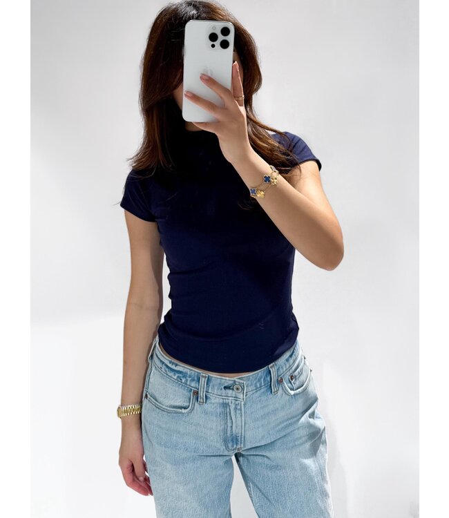 RHEA  TOP - LVC0026 - NAVY