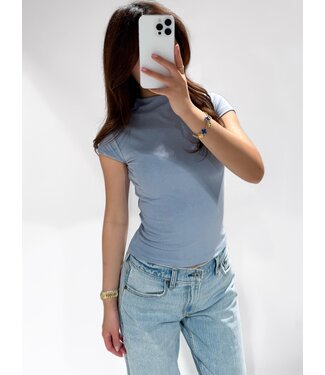 RHEA  TOP - LVC1026 - BLUE