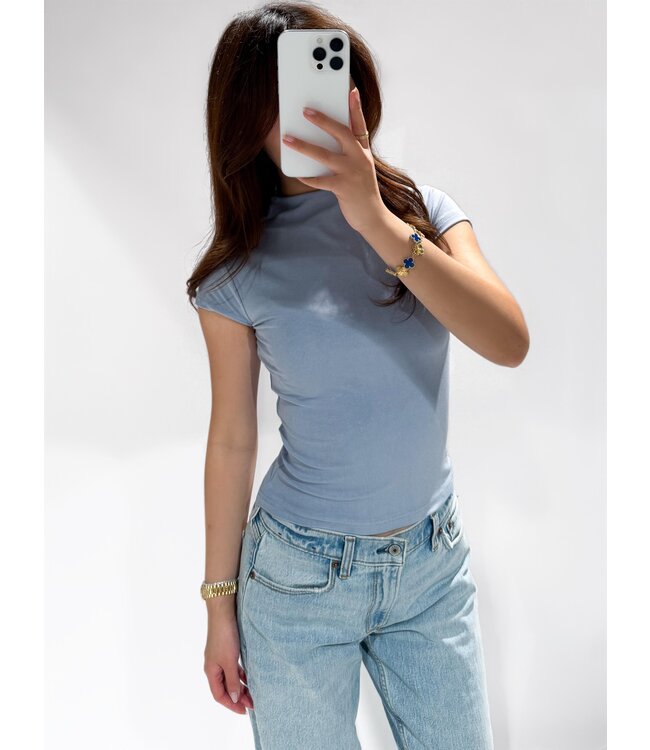 RHEA  TOP - LVC1026 - BLUE