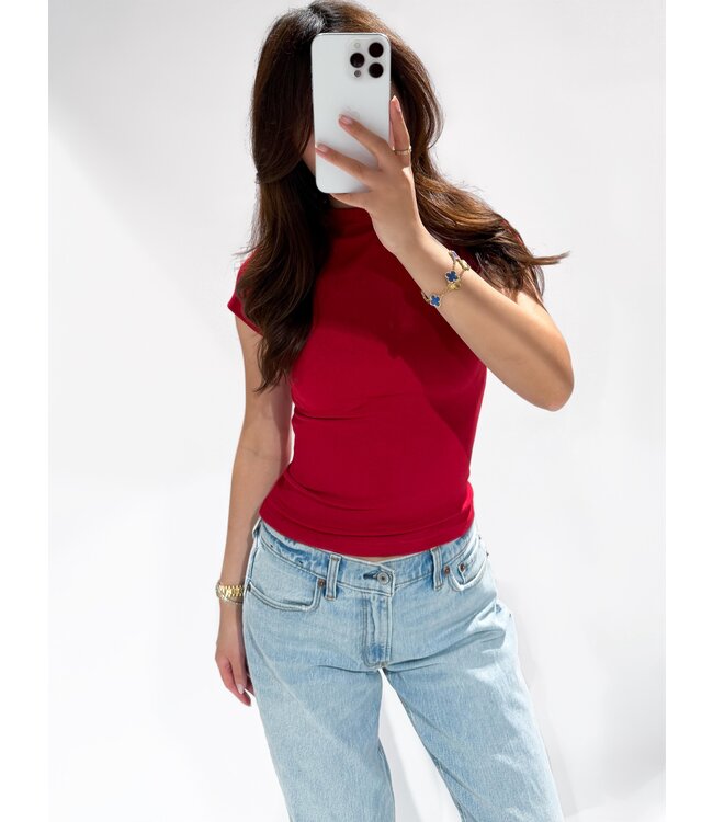 RHEA  TOP - LVC0026 - RED