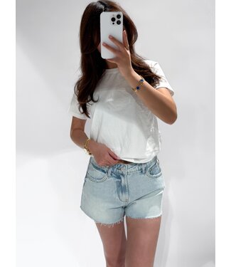 (SIZE XS SOLD OUT) REDEFINED DENIM SHORTS - RF0022-2 - LIGHT DENIM