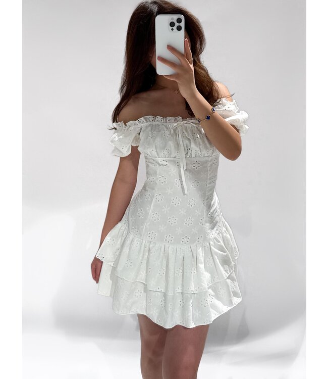 AMINA DRESS - WHITE