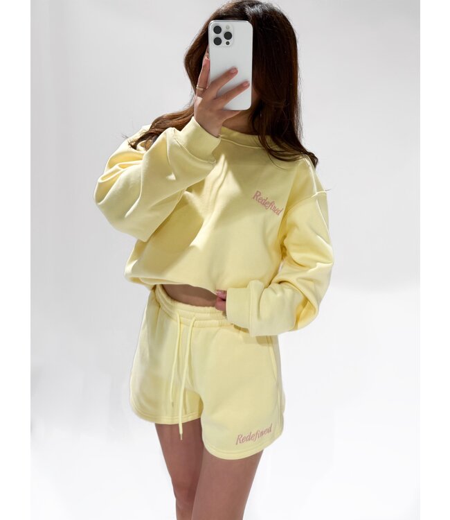 REDEFINED JOGGER SHORTS - RF0026 - LEMON