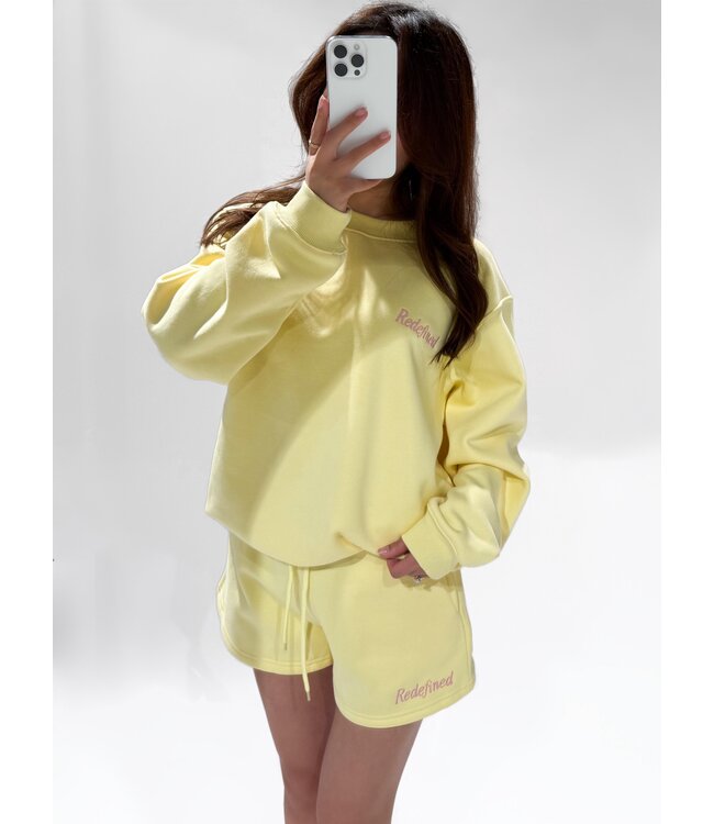 REDEFINED SWEATER - RF0025 - LEMON