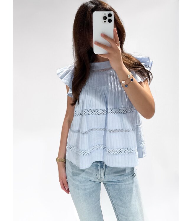 SIENNA TOP -  LVC1024 - BLUE