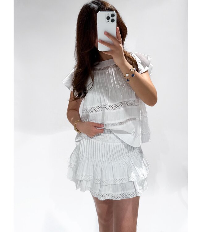 SIENNA SKORT -  LVC1025 - WHITE