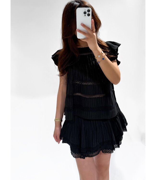 SIENNA TOP -  LVC1024 - BLACK