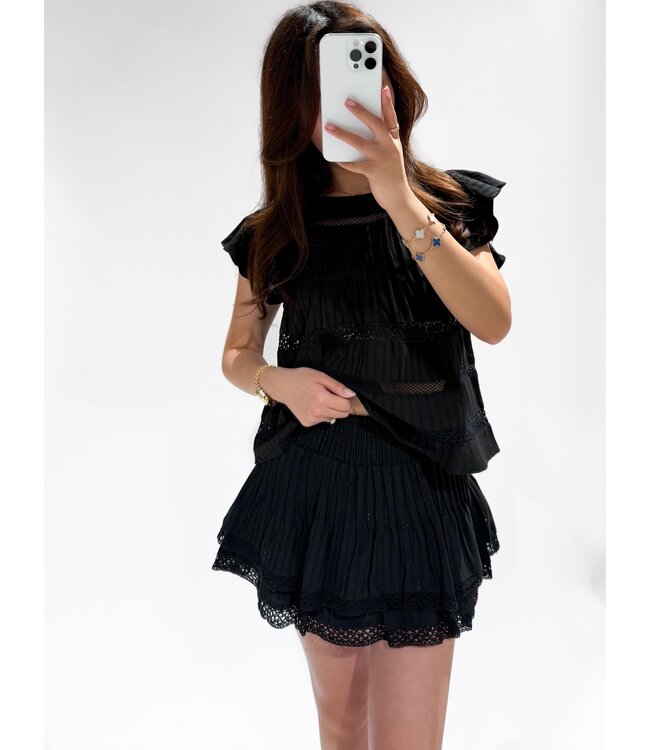 SIENNA SKORT -  LVC1025 - BLACK