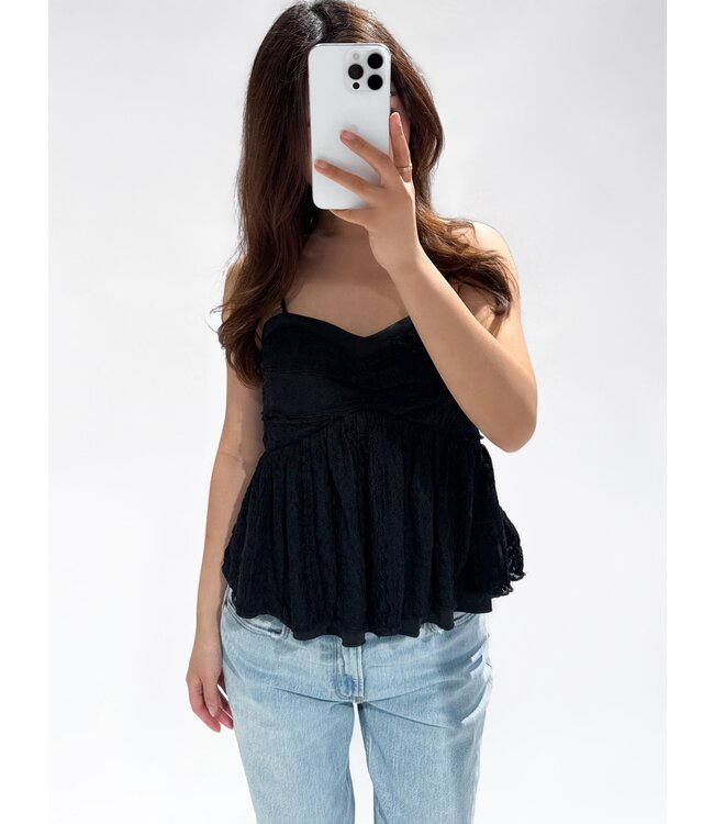 ALINA TOP - LVC1027 - BLACK