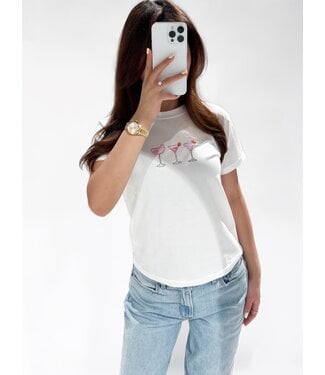 COCKTAIL GRAPHIC TEE - LVC1037-3