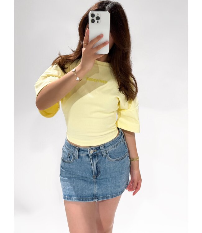 REDEFINED TEE  - RF0024 - LEMON