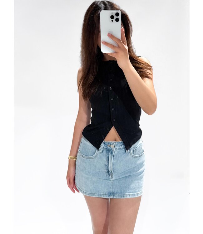 MELANY TOP - LVC1056 - BLACK