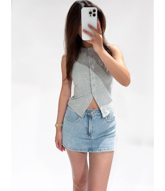 MELANY TOP - LVC1056 - GREY