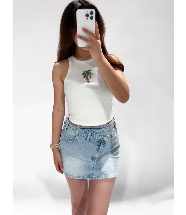 NOLA TOP - LVC1059-3 - PALM TREE