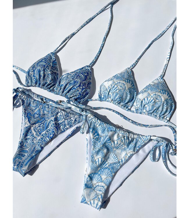 SANTORINI BIKINI - BLUE