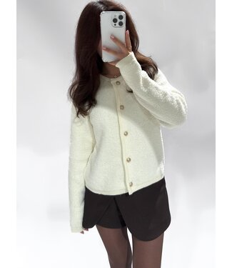 BRIANNA CARDIGAN - 1009 - CREME