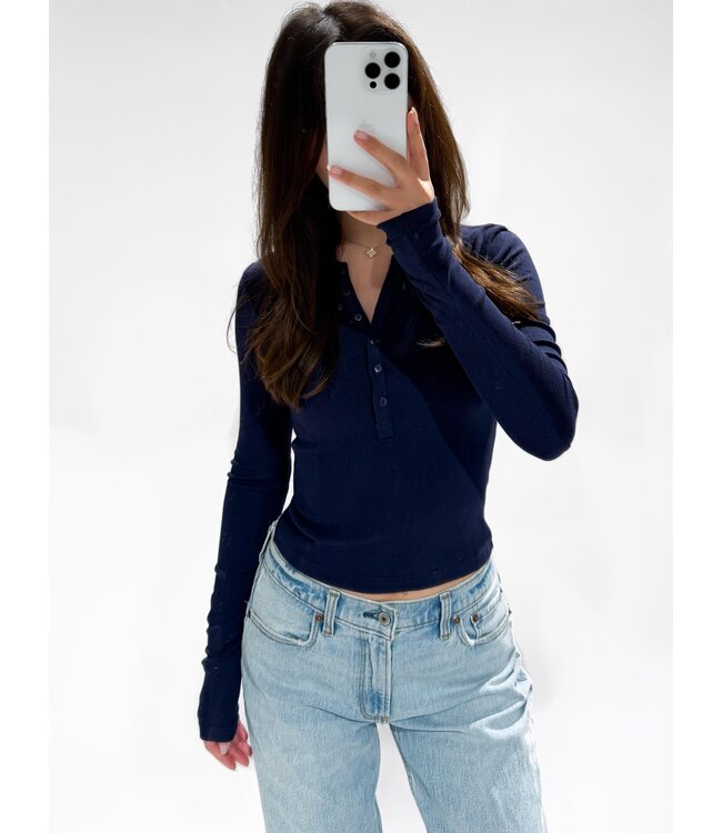 BELLA TOP - LVC1060 - NAVY