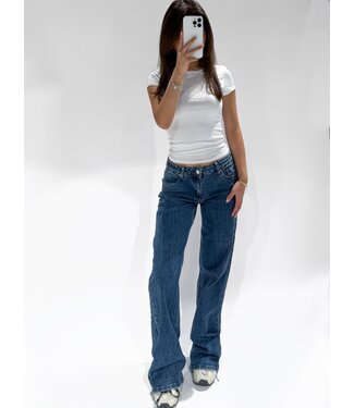 MID WAIST STRAIGHT LEG - RF0030-3 - DARK
